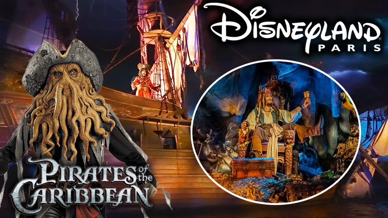[4K] Pirates of the Caribbean (Disneyland PARIS Water Ride) Low Light POV
