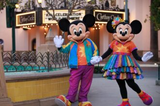 Disney California Adventure 25th anniversary celebration decorations and offerings at Disneyland Resort