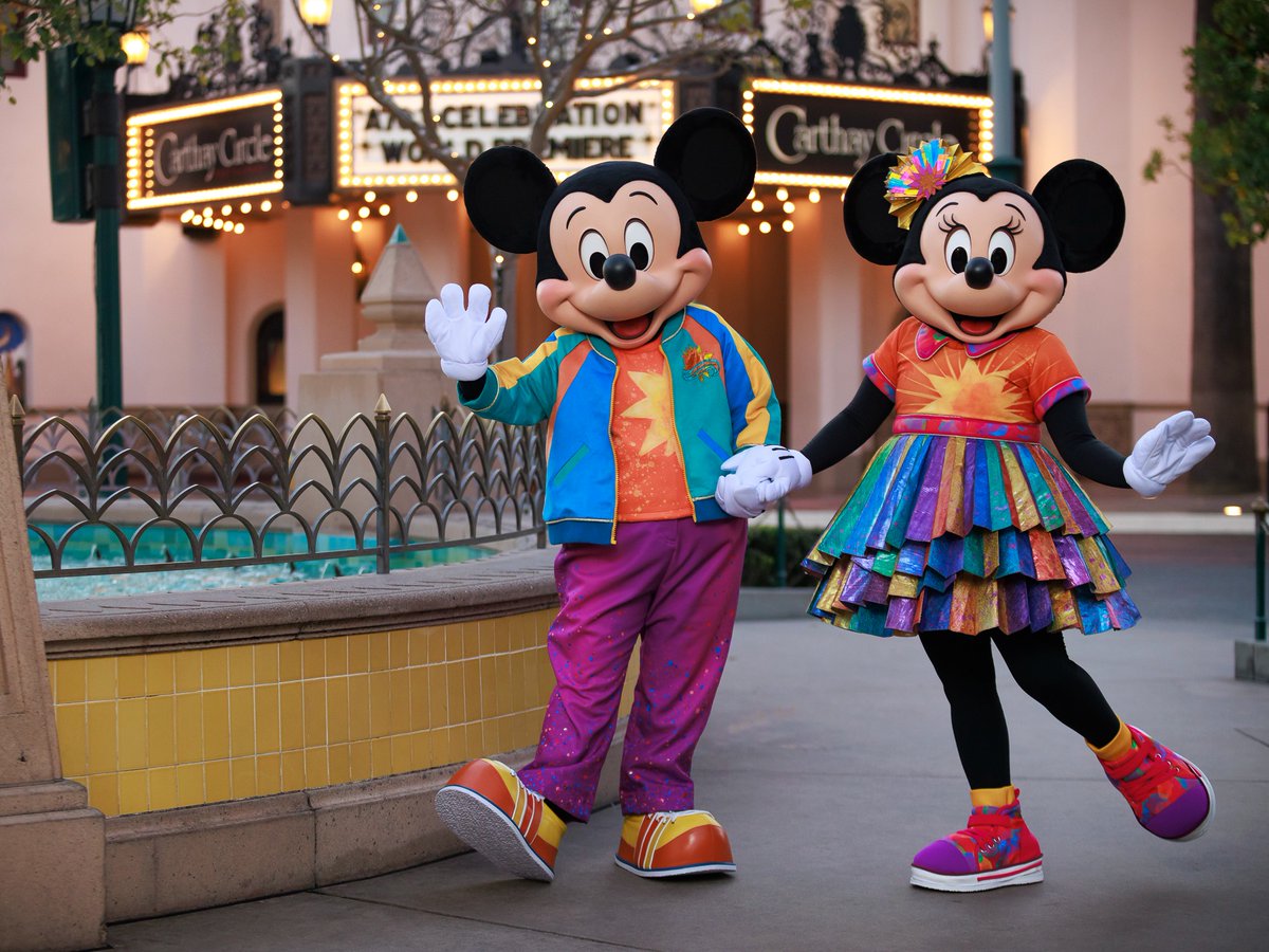 Disney California Adventure 25th anniversary celebration decorations and offerings at Disneyland Resort