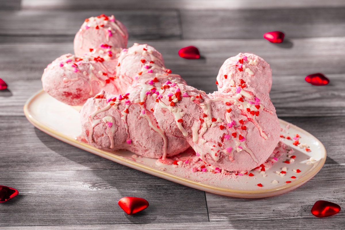 Pink Valentine's Beignets