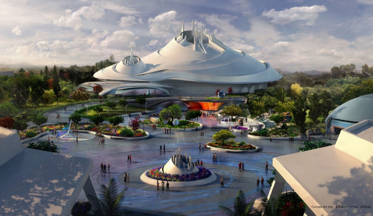 Tokyo Disneyland New Space Mountain concept art
