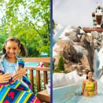 Blizzard Beach water park at Walt Disney World with Summit Plummet waterslide