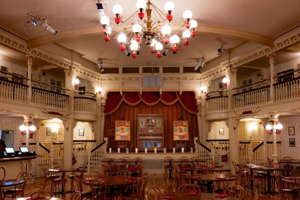 Diamond Horseshoe interior at Magic Kingdom, Walt Disney World. Photo courtesy of Disney.