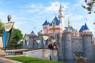 Disneyland Sleeping Beauty Castle, Disney corporate bond announcement