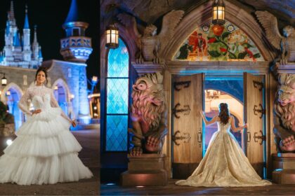 New Disney Fairy Tale Weddings 2026 gown collection including light-up anniversary dress