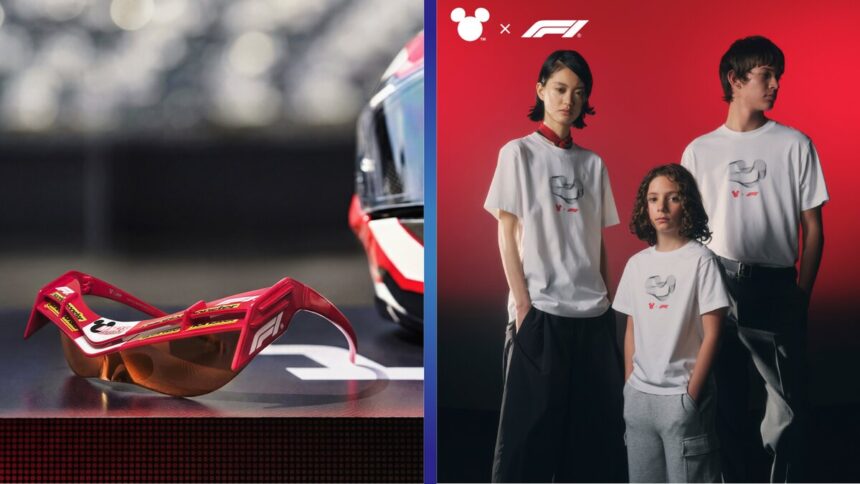 Disney and Formula 1 Fuel the Magic 2026 collaboration featuring Mickey Mouse and friends in racing gear