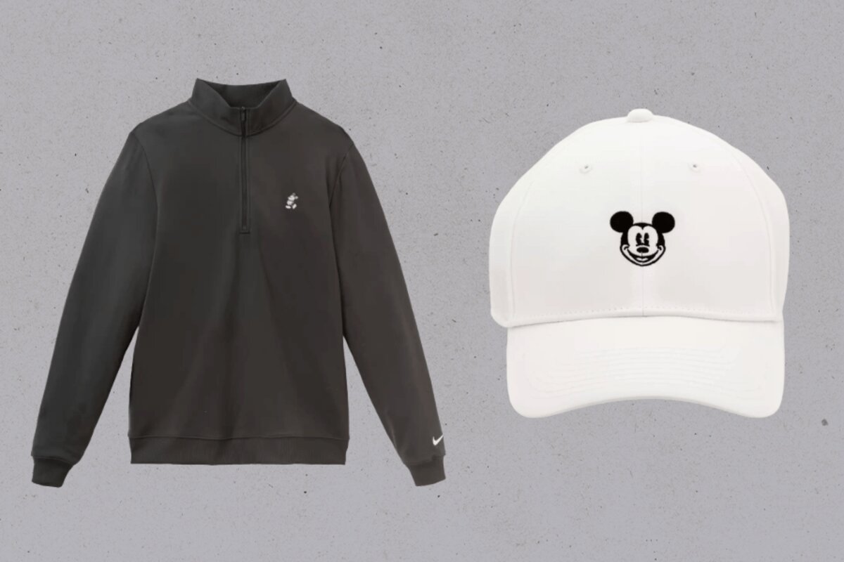 Disney x Nike Golf Performance Collection featuring Mickey Mouse apparel