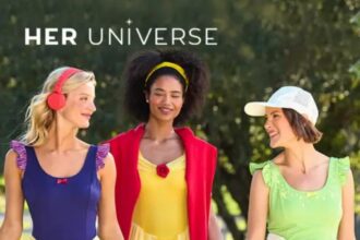 Disney Princess Athletic Dresses by Her Universe collection featuring five princess-inspired designs