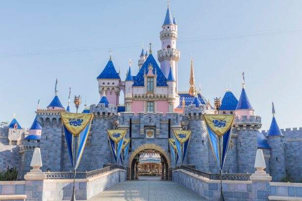 Sleeping Beauty Castle at Disneyland Park in Anaheim California