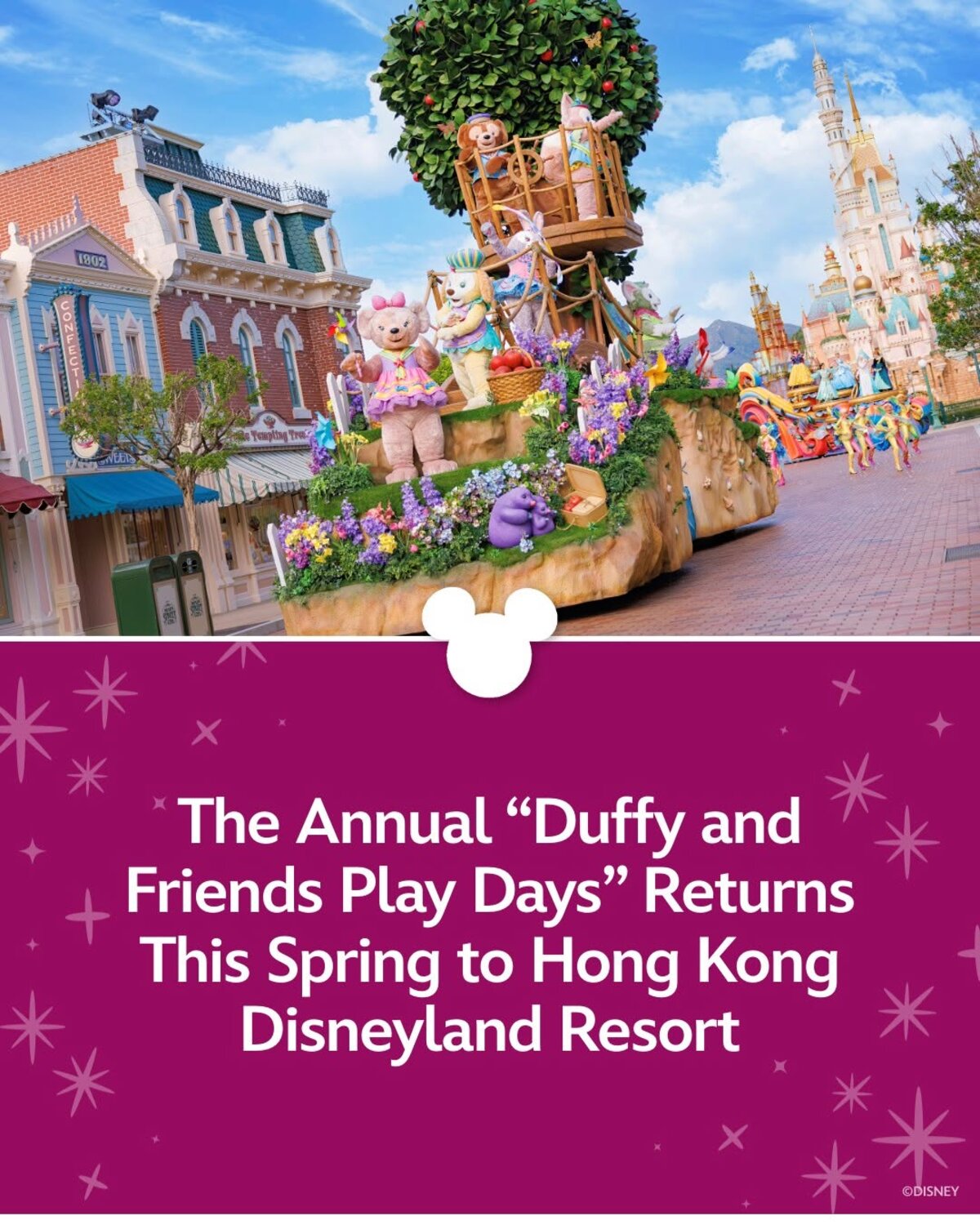 Duffy and Friends Play Days at Hong Kong Disneyland