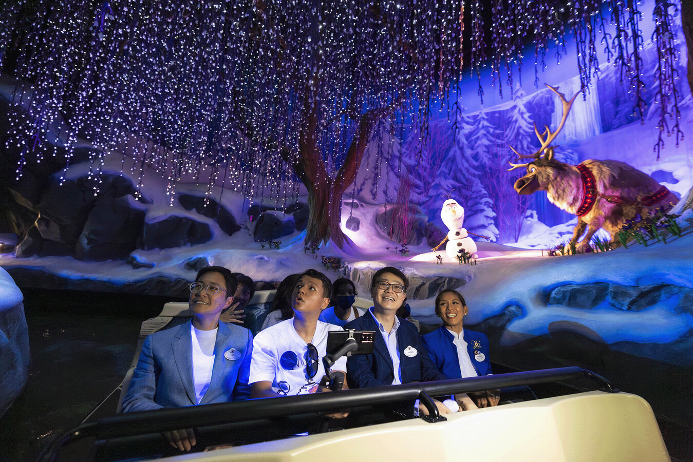 World of Frozen ride at Hong Kong Disneyland featuring upgraded animatronics