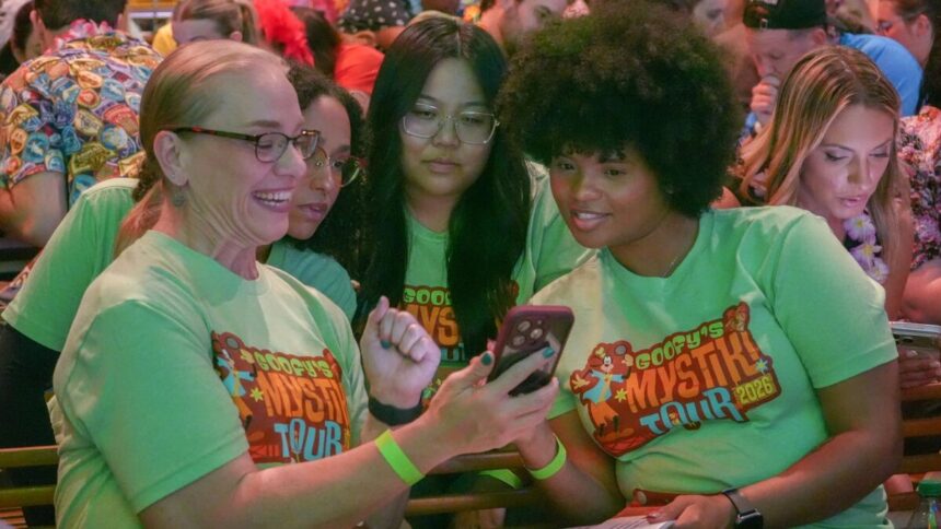 Cast members at Goofy's Mystery Tour 2026 at Walt Disney World