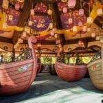Raiponce Tangled Spin ride at Disney Adventure World in Disneyland Paris