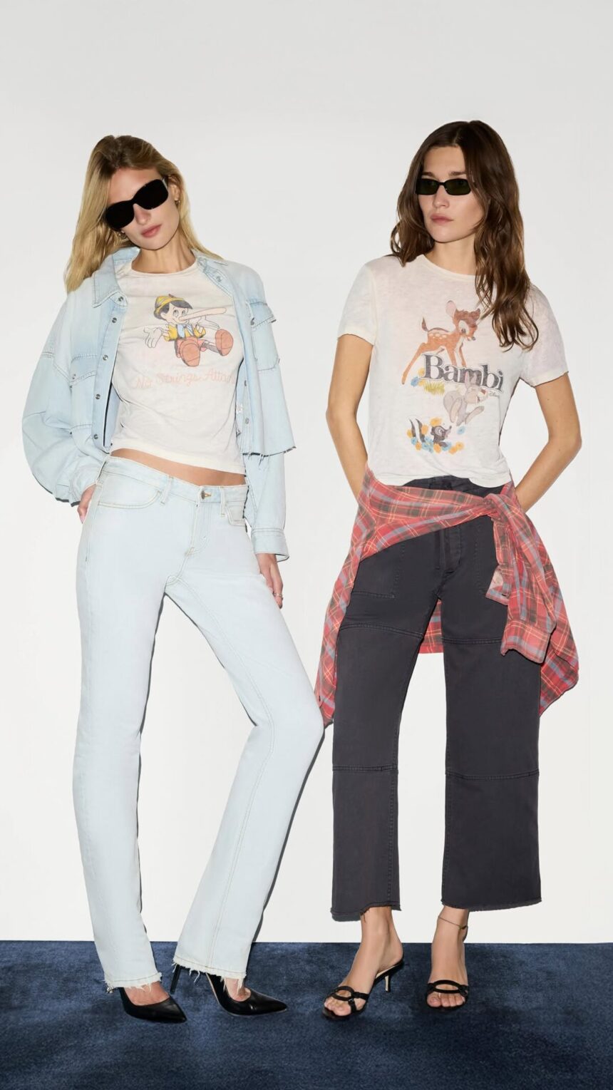 Re/Done and Disney collaboration fashion collection