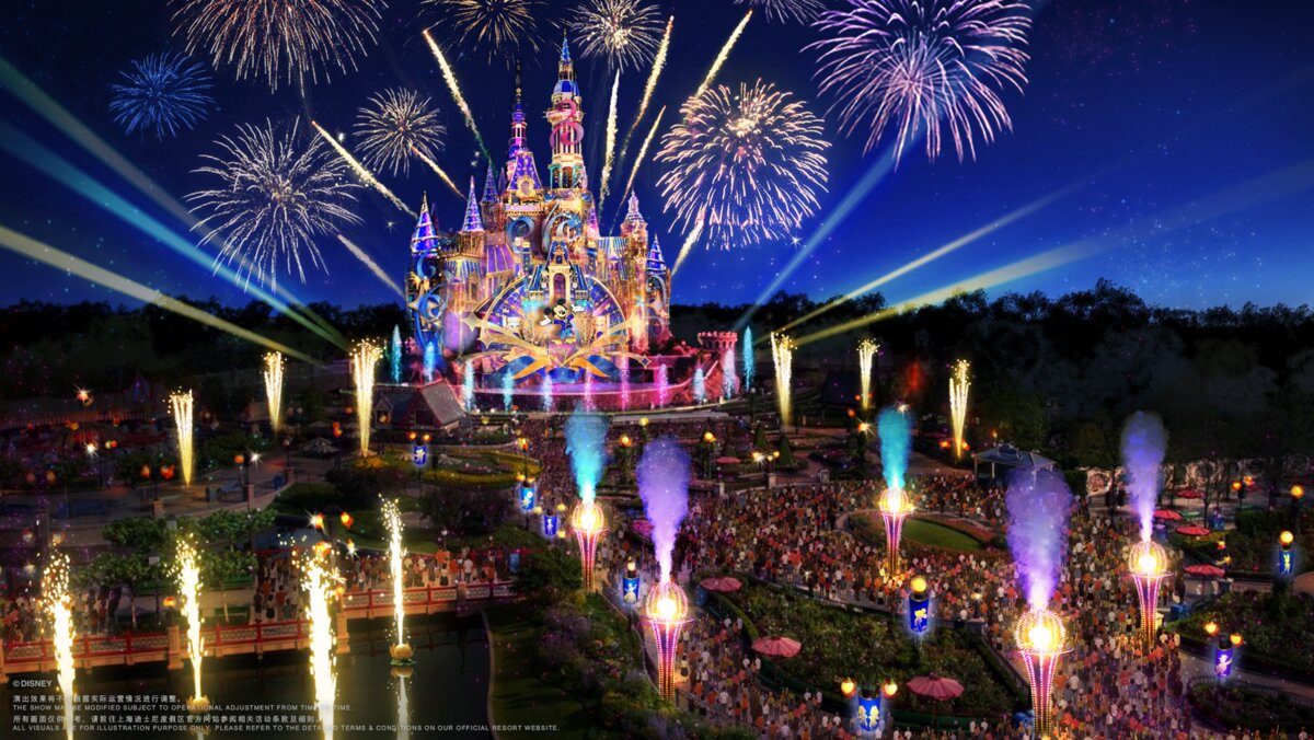 Nighttime Spectacular Illuminate at Shanghai Disney Resort 10th Anniversary