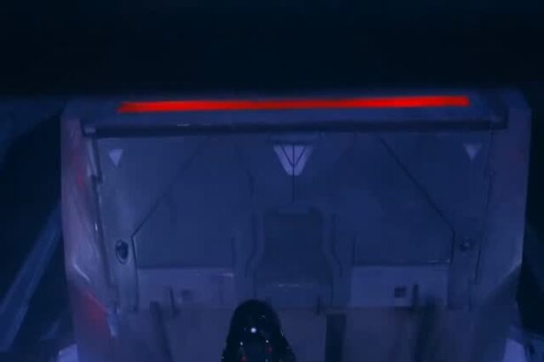 Darth Vader in Star Wars Galaxys Edge at Disneyland