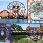 New Topps Disneyland 70th Anniversary trading cards collection featuring Disney attractions and characters