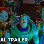 Toy Story 5 official trailer screenshot showing Woody and Buzz Lightyear