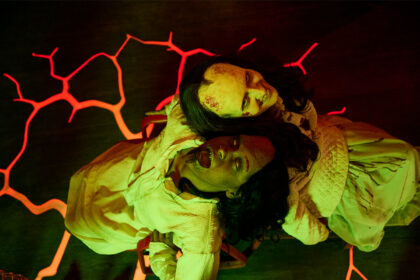 Scare-actors performing at Universal Horror Unleashed in Las Vegas