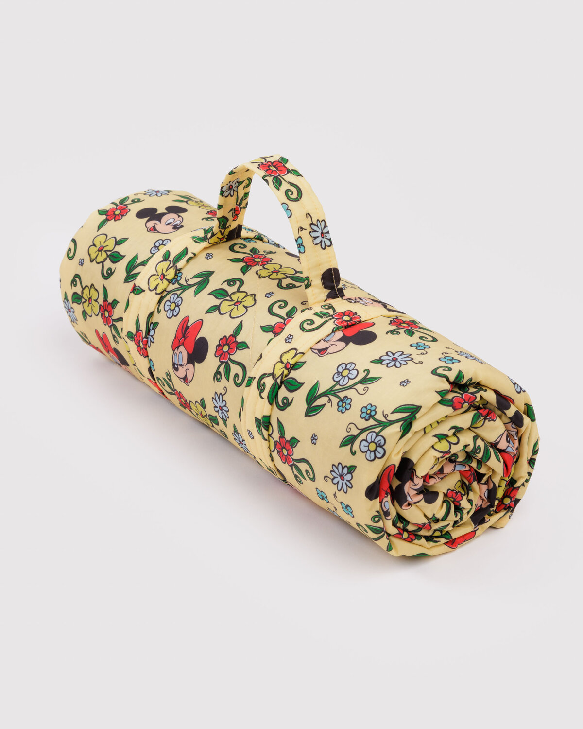 BAGGU Disney Puffy Picnic Blanket in Storybook Floral print