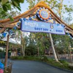 Bluey's Best Day Ever marquee at Disneyland
