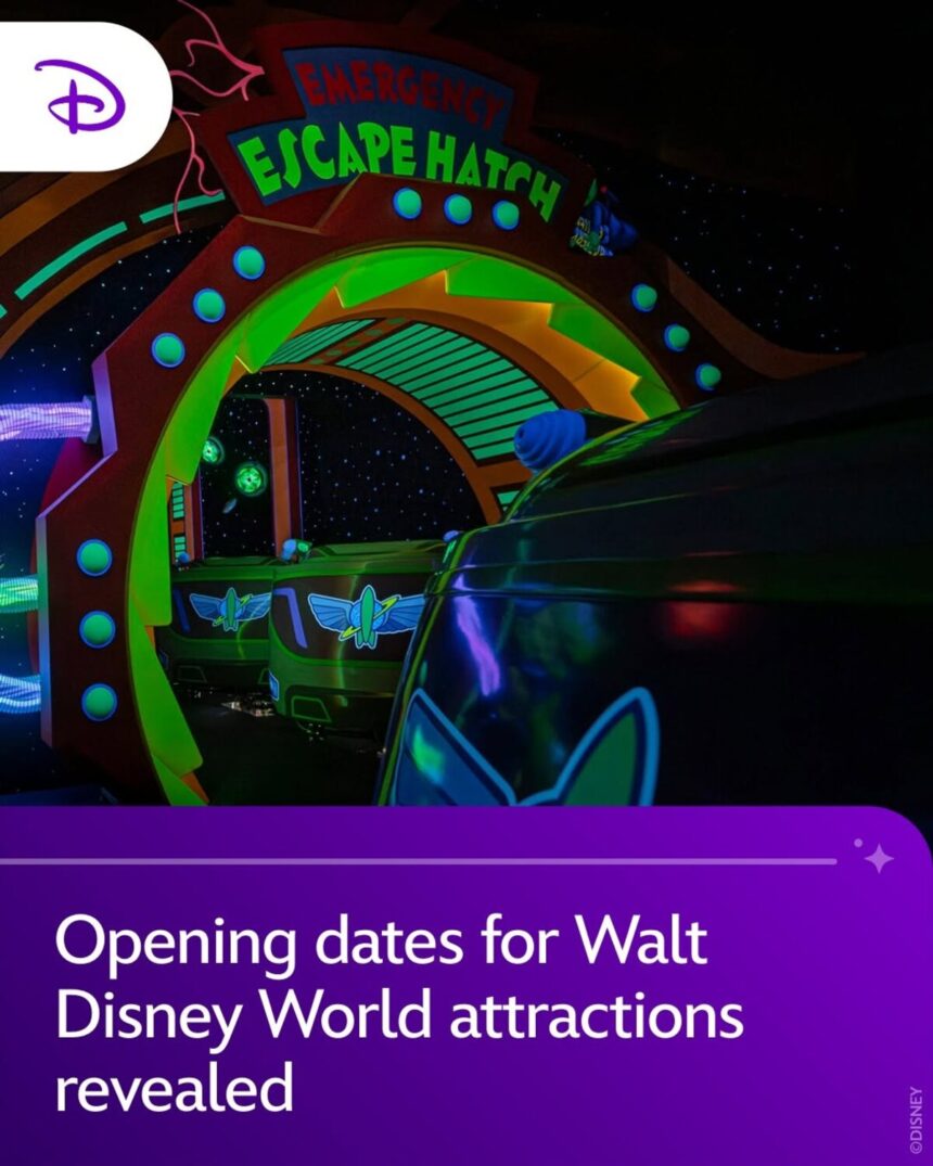 Buzz Lightyear's Space Ranger Spin interior ride vehicles at Magic Kingdom