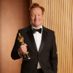 Conan O Brien preparing to host the 2026 Oscars on ABC and Hulu