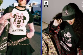 Disney x BLACKPINK Collection by Complex featuring punk-inspired Mickey and Minnie Mouse designs. Photo courtesy of Disney