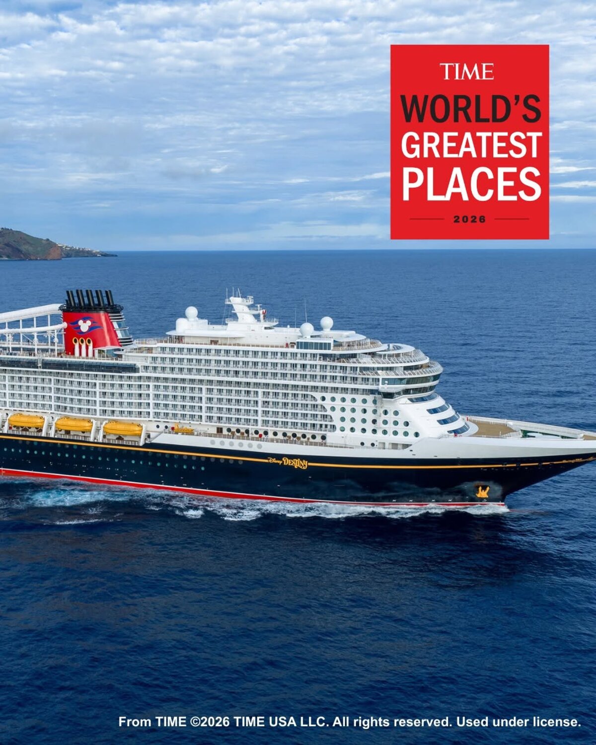 Disney Destiny named to TIME's World's Greatest Places 2026