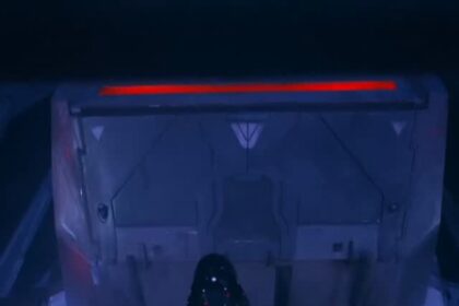 Star Wars Galaxy's Edge at Disneyland with Darth Vader