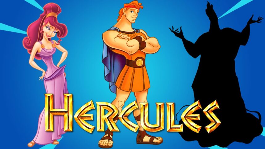 Hercules, Megara, and Hades Fortnite skins from Disney x Epic Games crossover 2026