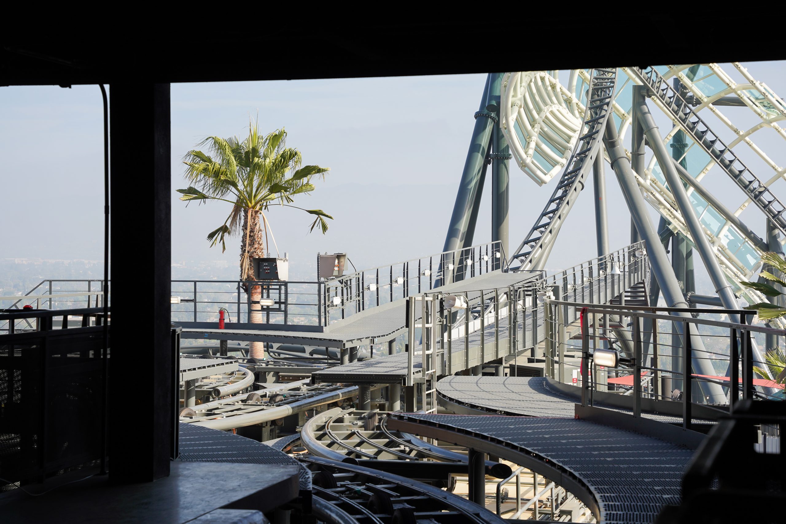 Hollywood Drift ride vehicles at Universal Studios Hollywood