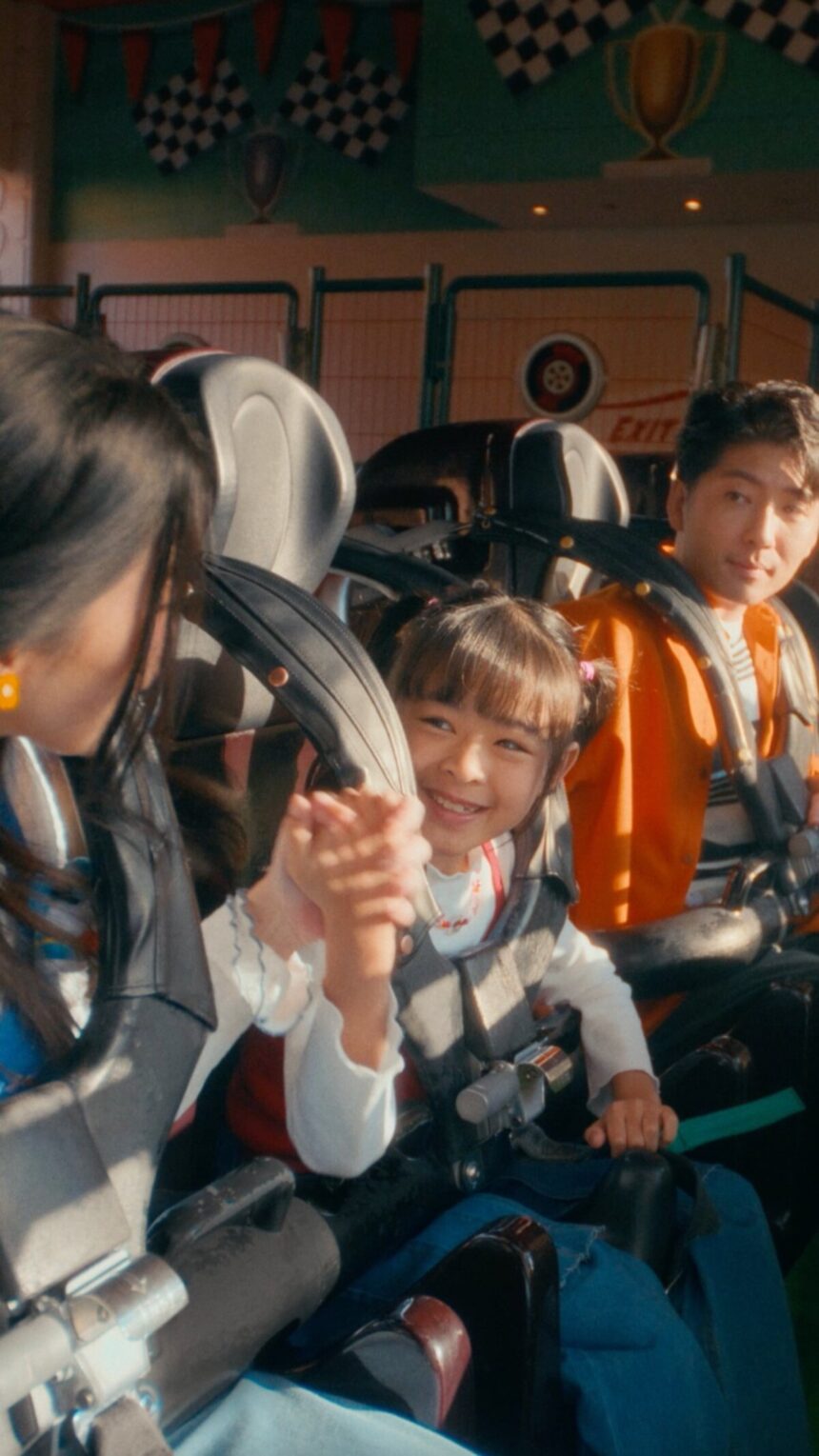 Hong Kong Disneyland family moment from @hkdisneyland Instagram reel March 2026