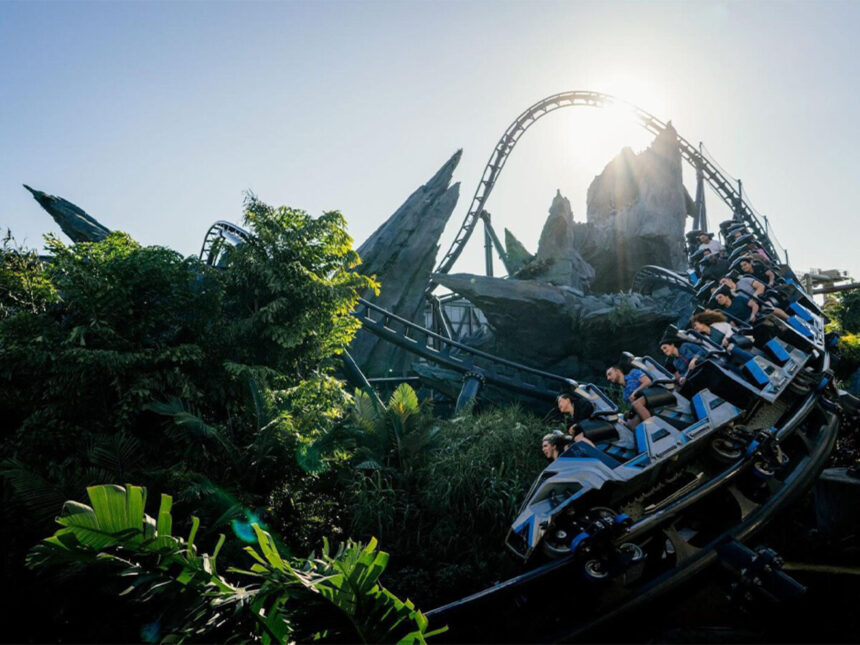 Jurassic World VelociCoaster at Universal Islands of Adventure
