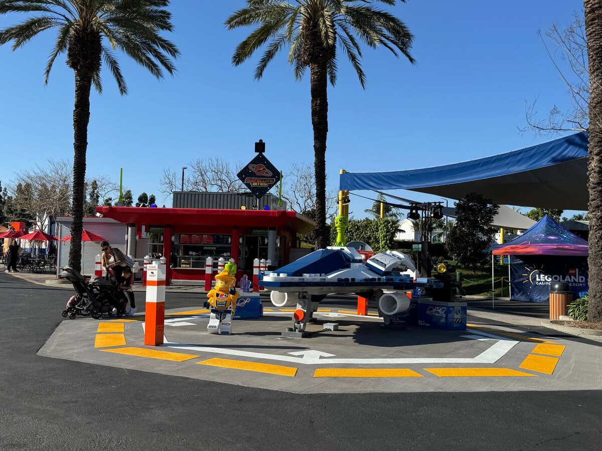 LEGO Galaxy area overview at LEGOLAND California