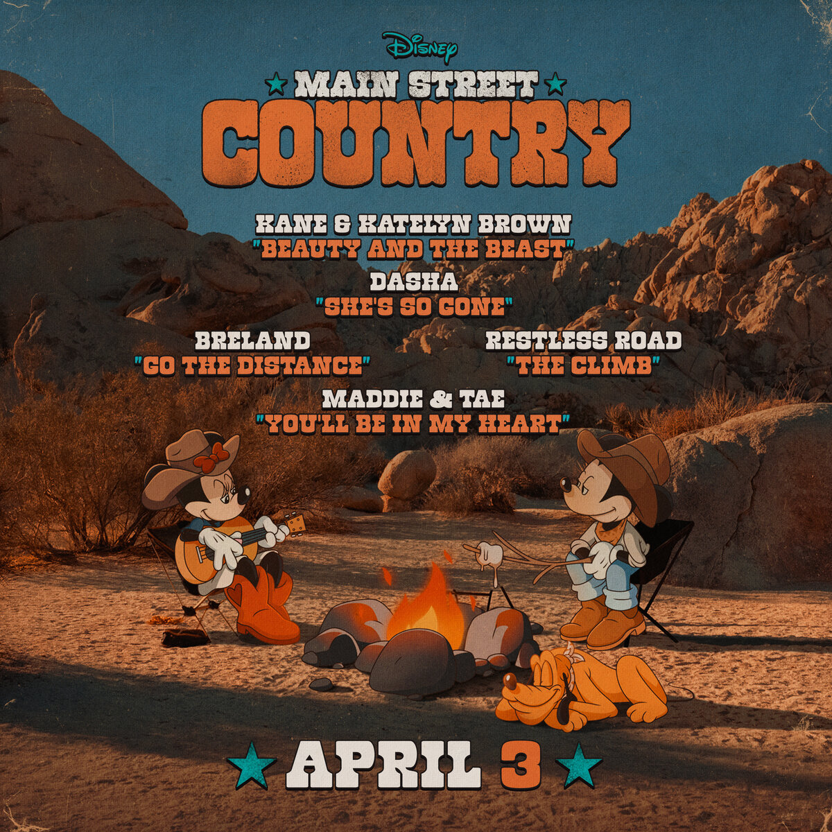Main Street Country tracklist releasing April 3 2026