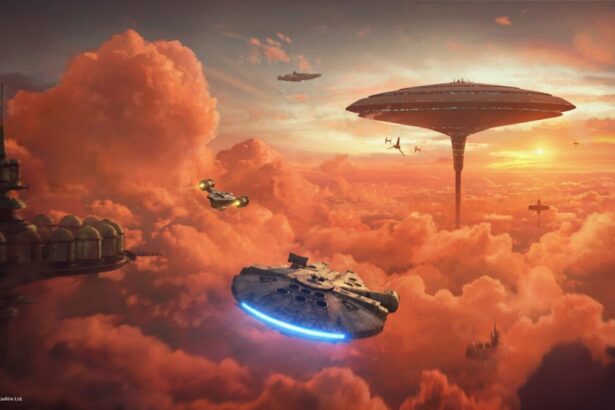 Millennium Falcon Smugglers Run concept art Disney World 2026