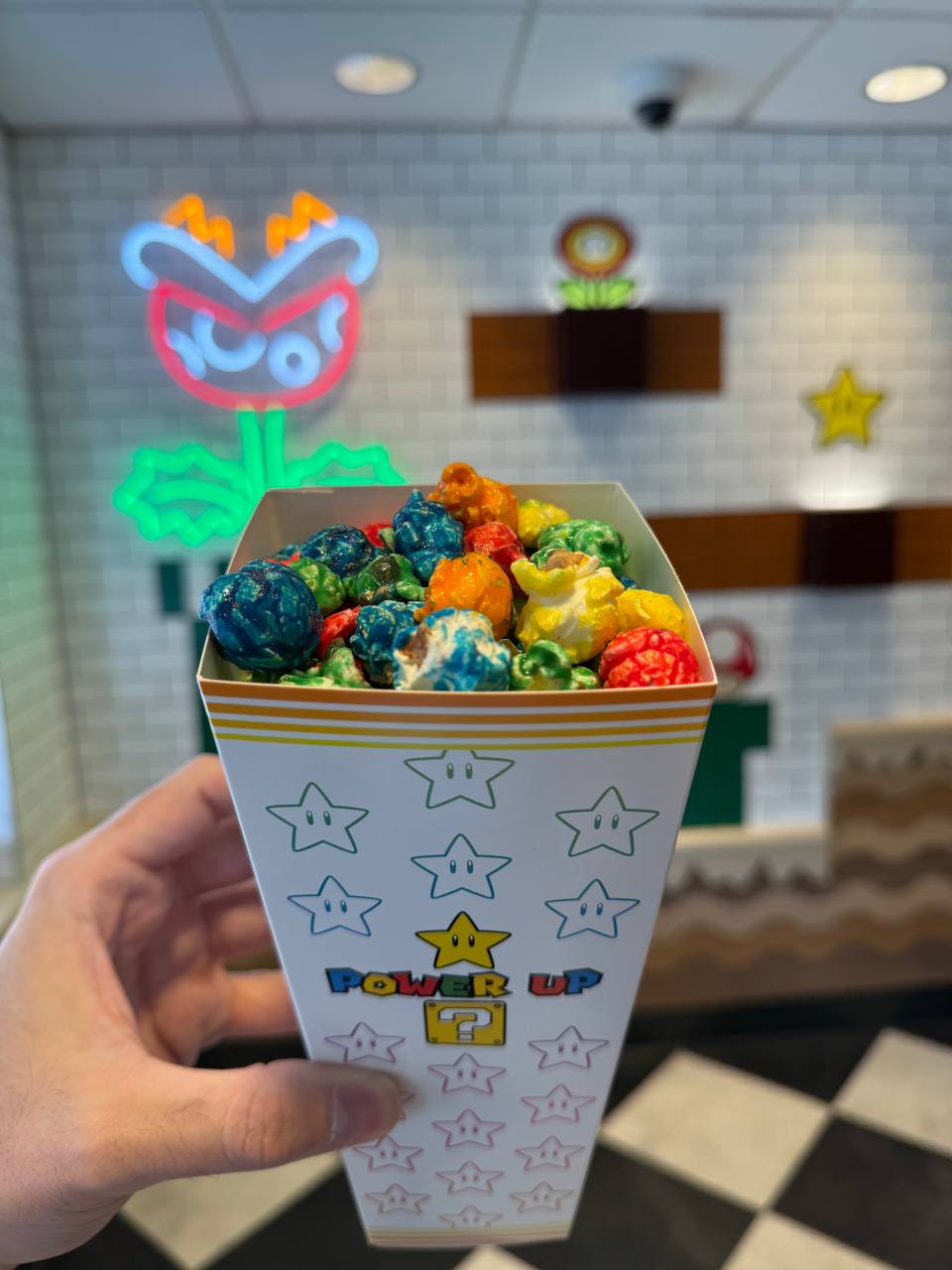 Galaxy Popcorn at Power Up Cafe, Universal Studios Hollywood