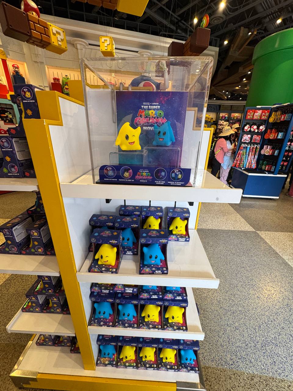 Luma Shoulder Pals display at Universal Studio Store