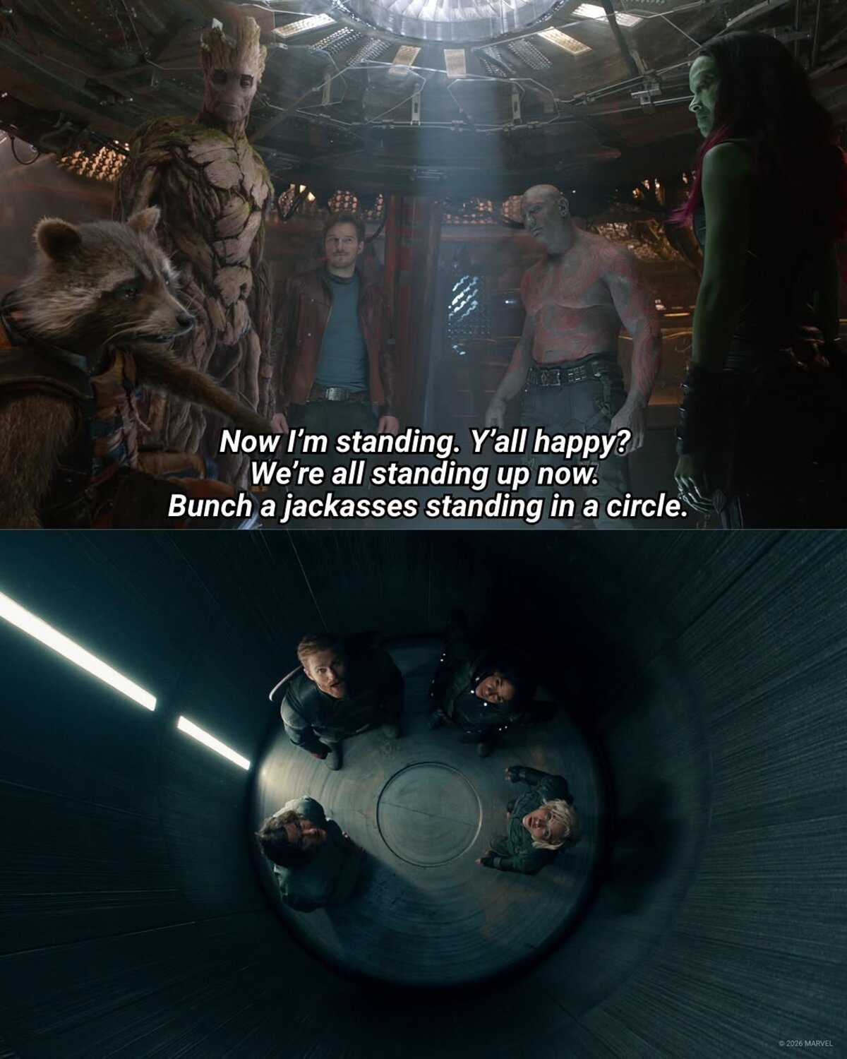 Marvel MCU group shot for Disney Plus streaming promotion March 2026