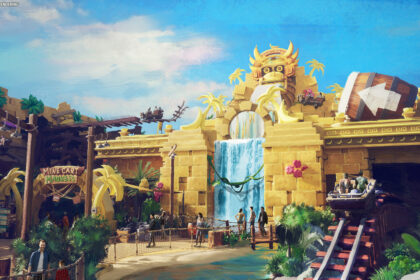 Mine-Cart Madness ride at Donkey Kong Country in Super Nintendo World, Universal Epic Universe