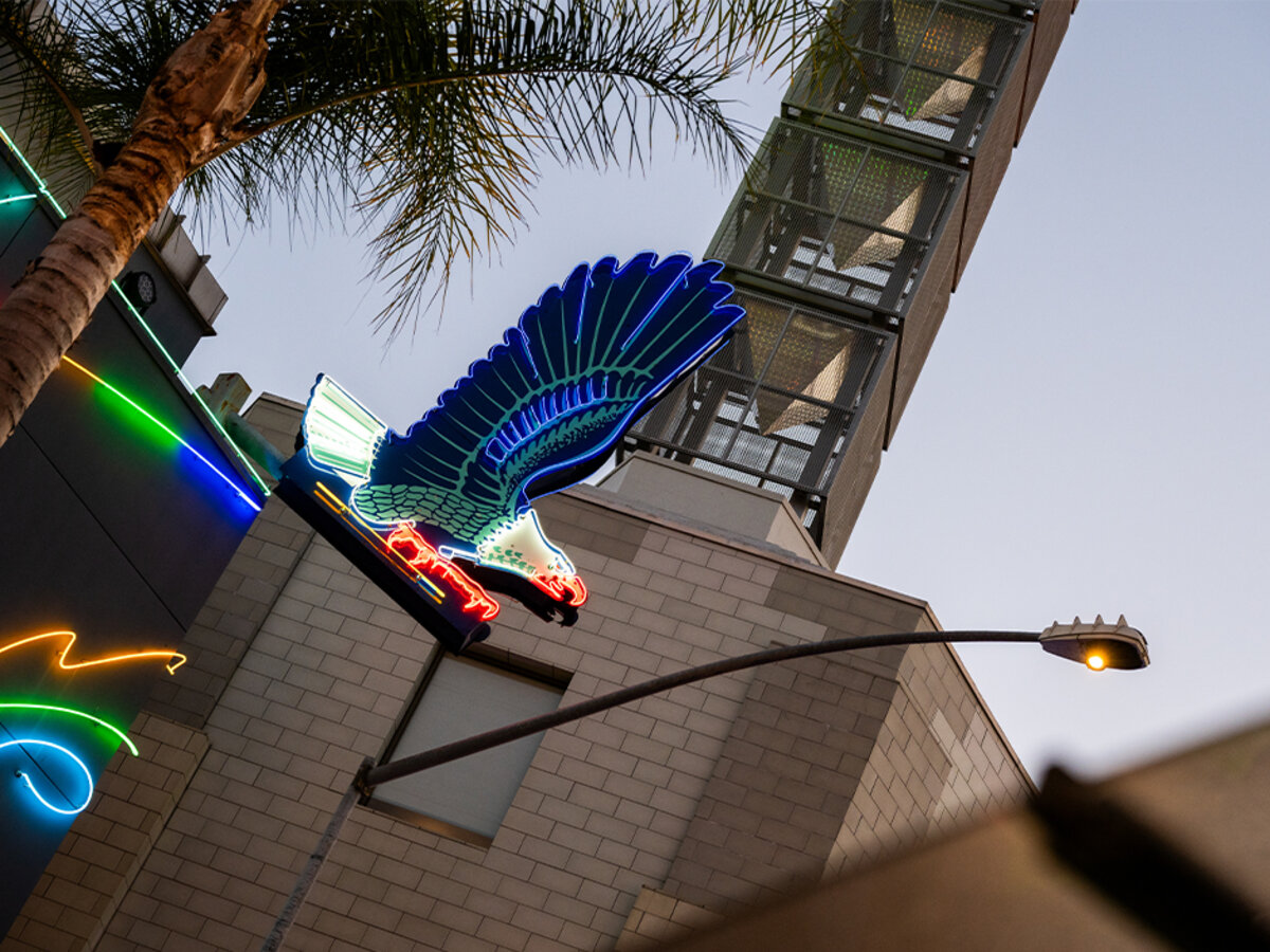 Richfield Eagle neon sign at Universal CityWalk Hollywood