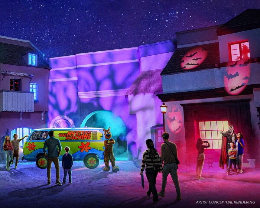 Scooby-Doo and Dracula greet guests at Universal Fan Fest Nights 2026