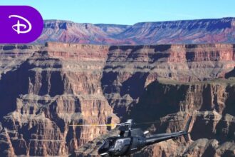 Soarin' Across America Grand Canyon aerial view EPCOT