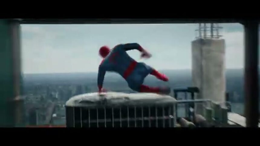 Tom Holland as Spider-Man in Spider-Man: Brand New Day official trailer