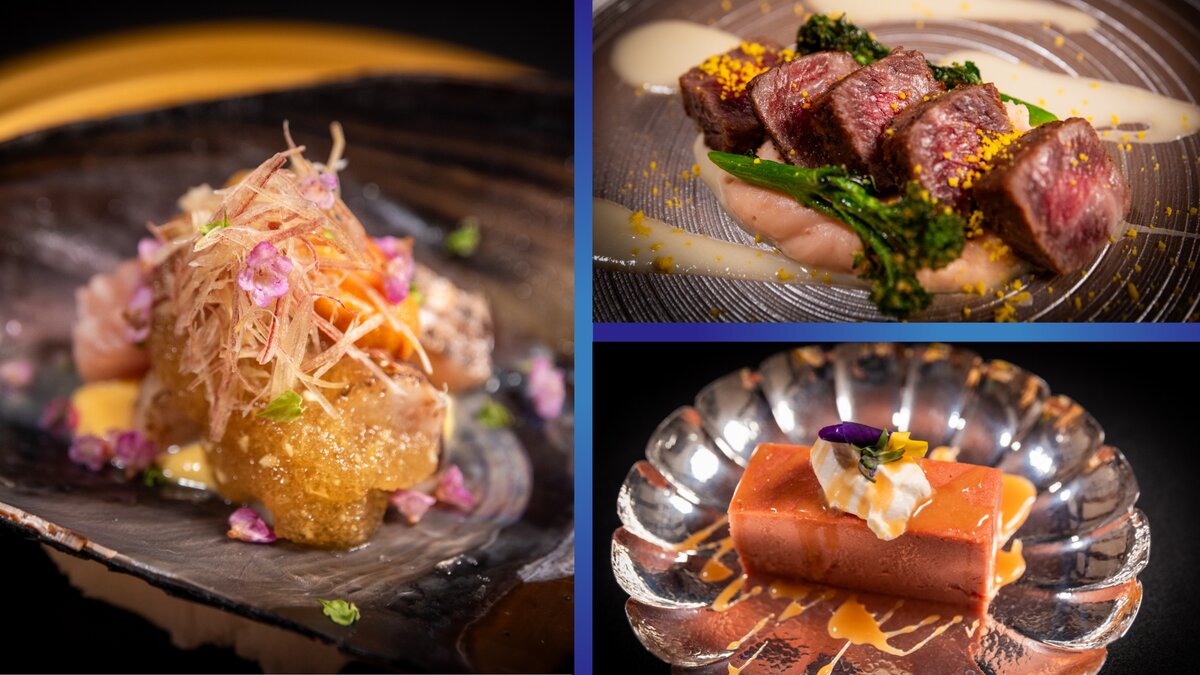 Takumi-Tei spring menu dishes at EPCOT
