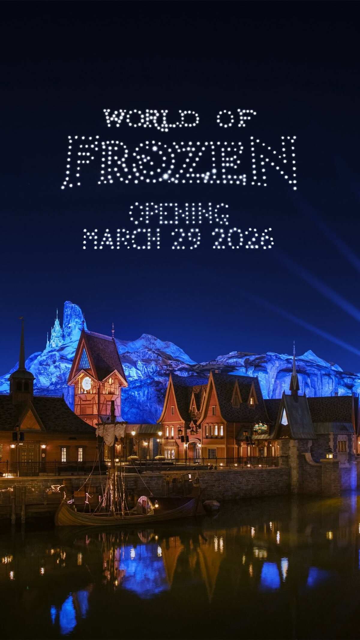 World of Frozen at Disney Adventure World Disneyland Paris opening March 29 2026