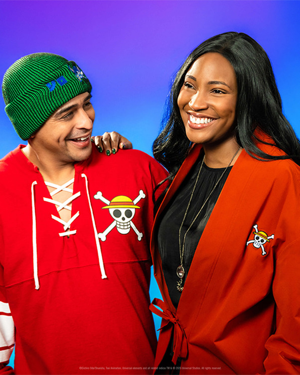 ONE PIECE merchandise including Spirit Jersey at Universal Fan Fest Nights 2026