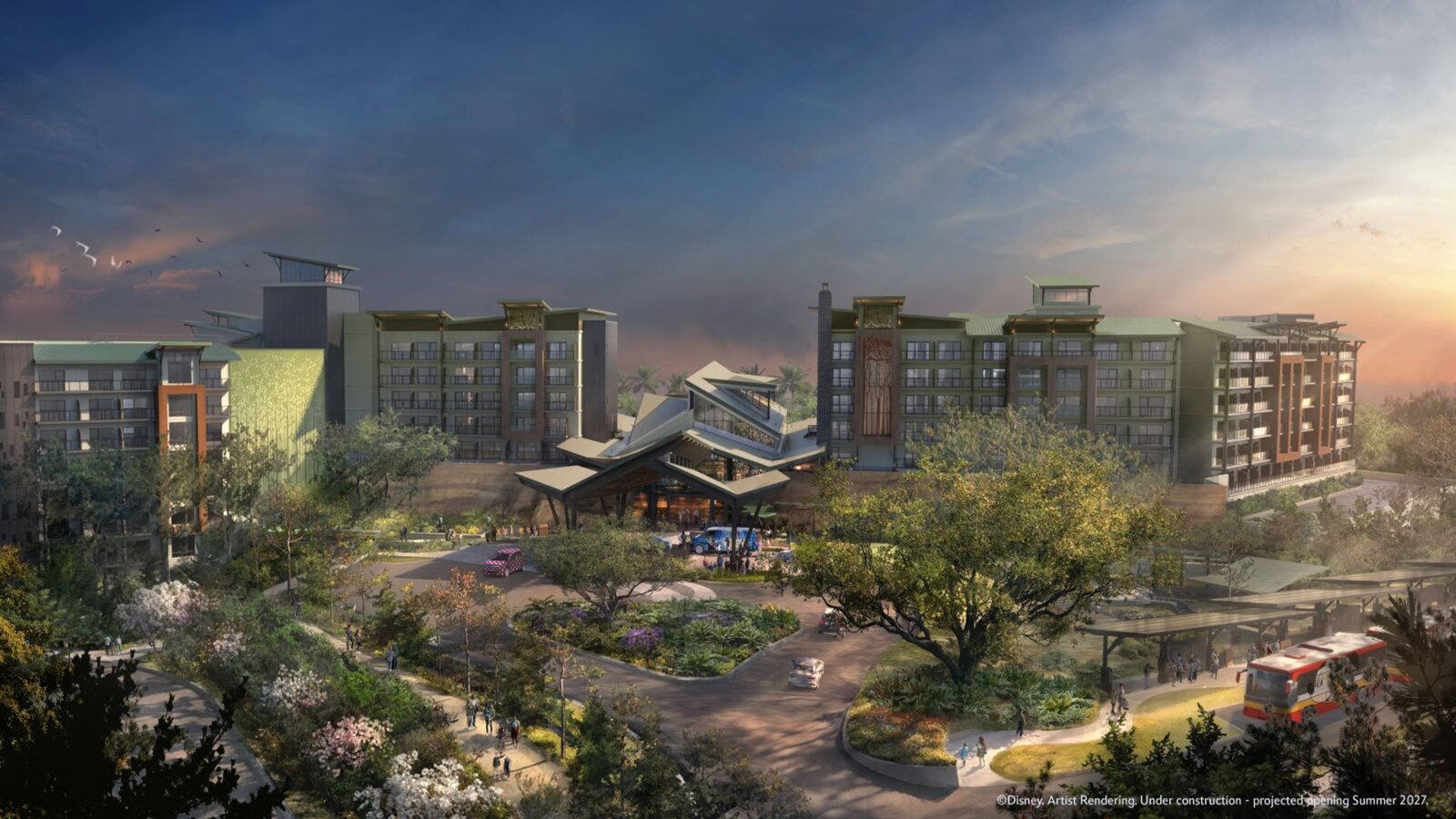 Official rendering of Disney Lakeshore Lodge at Walt Disney World