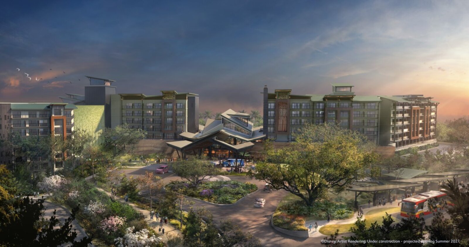 Disney Lakeshore Lodge rendering shared by Disney Parks on X
